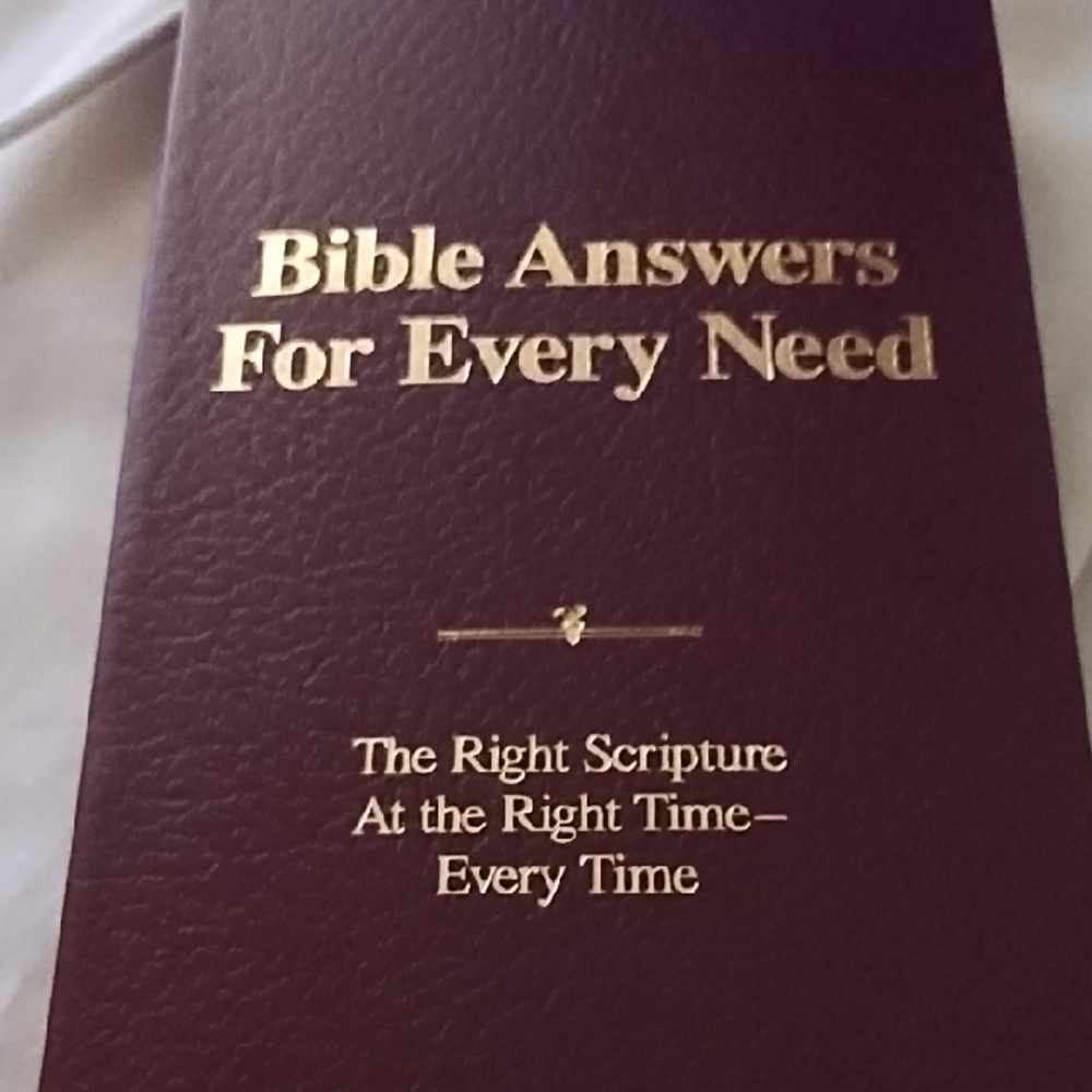 Bible Answers For Every Need Book